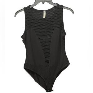 Pinklicious EUC Black Fish Net Bodysuit